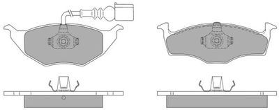 FBP116701 FREMAX Комплект тормозных колодок, дисковый тормоз