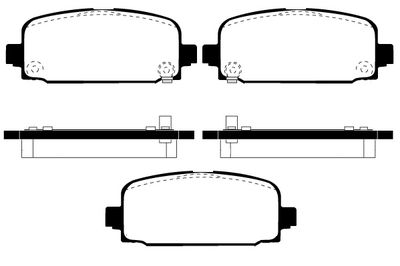 RA12330 RAICAM Комплект тормозных колодок, дисковый тормоз