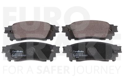 55022245115 EUROBRAKE Комплект тормозных колодок, дисковый тормоз