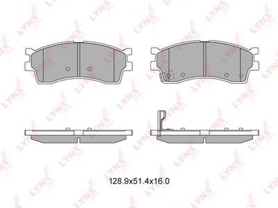 BD4403 LYNXauto Комплект тормозных колодок, дисковый тормоз