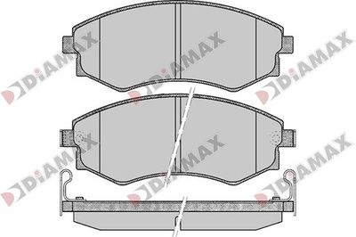 N09766 DIAMAX Комплект тормозных колодок, дисковый тормоз