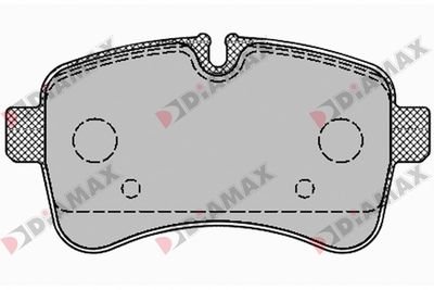 N09403 DIAMAX Комплект тормозных колодок, дисковый тормоз