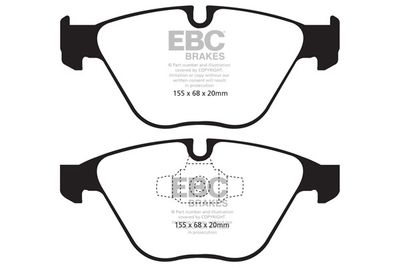 DP61512 EBC Brakes Комплект тормозных колодок, дисковый тормоз