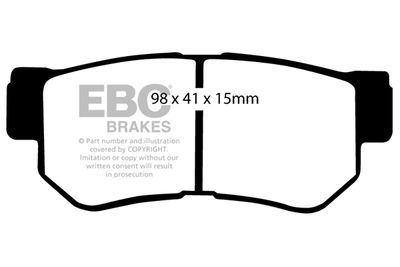 DP21392 EBC Brakes Комплект тормозных колодок, дисковый тормоз