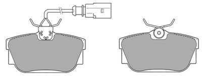 FBP116201 FREMAX Комплект тормозных колодок, дисковый тормоз