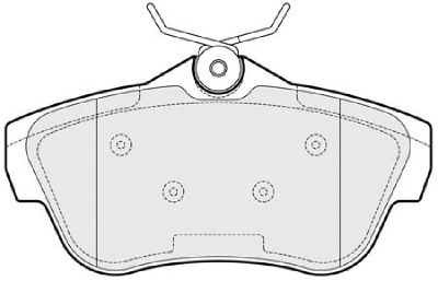 LVXL1344 MOTAQUIP Комплект тормозных колодок, дисковый тормоз