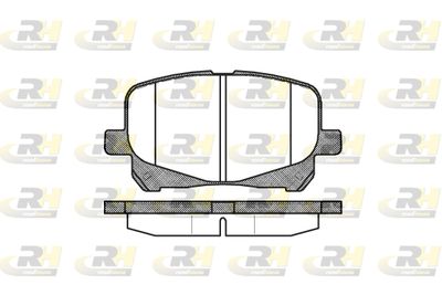 262110 ROADHOUSE Комплект тормозных колодок, дисковый тормоз