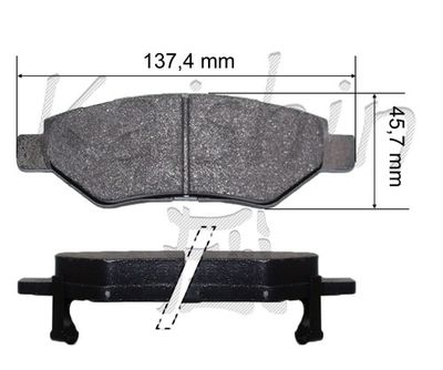 FK10194 KAISHIN Комплект тормозных колодок, дисковый тормоз