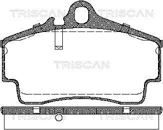 811029163 TRISCAN Комплект тормозных колодок, дисковый тормоз