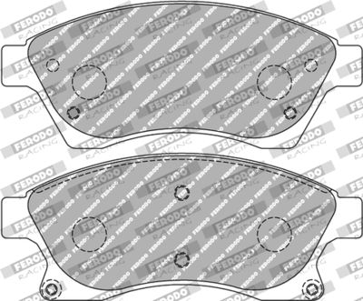 FCP4262W FERODO RACING Комплект тормозных колодок, дисковый тормоз