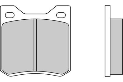 120050 E.T.F. Комплект тормозных колодок, дисковый тормоз