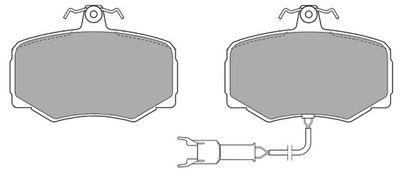 FBP073701 FREMAX Комплект тормозных колодок, дисковый тормоз