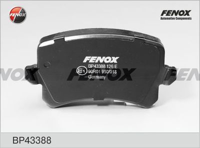 BP43388 FENOX Комплект тормозных колодок, дисковый тормоз