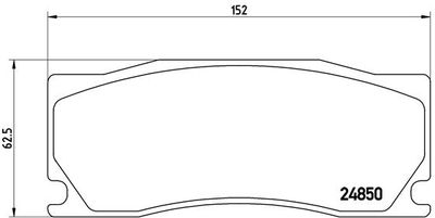 P36023 BREMBO Комплект тормозных колодок, дисковый тормоз