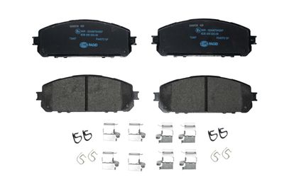 8DB355023391 HELLA Комплект тормозных колодок, дисковый тормоз