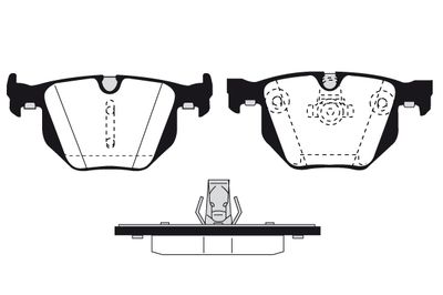 RA05543 RAICAM Комплект тормозных колодок, дисковый тормоз