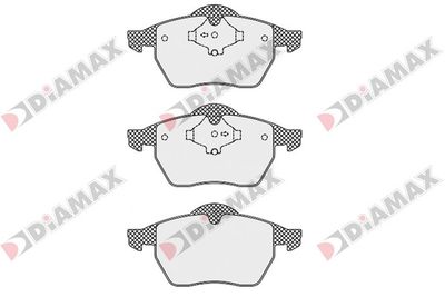 N09558 DIAMAX Комплект тормозных колодок, дисковый тормоз