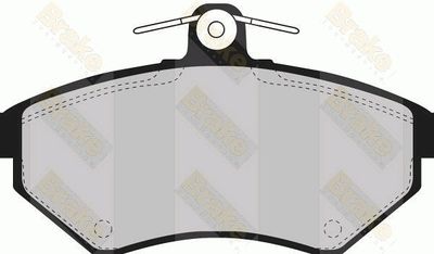 PA1171 Brake ENGINEERING Комплект тормозных колодок, дисковый тормоз