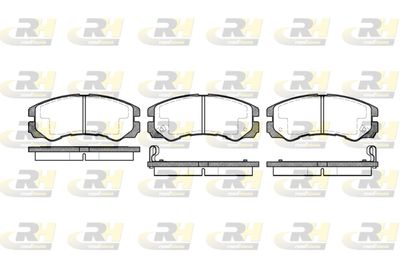 242502 ROADHOUSE Комплект тормозных колодок, дисковый тормоз