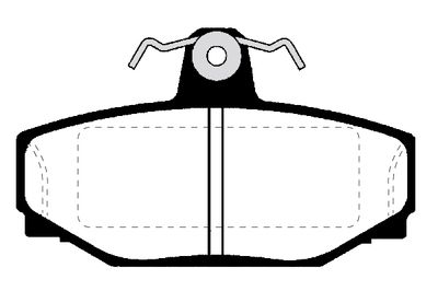 RA05860 RAICAM Комплект тормозных колодок, дисковый тормоз