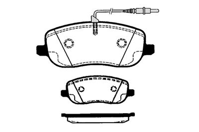 RA07960 RAICAM Комплект тормозных колодок, дисковый тормоз