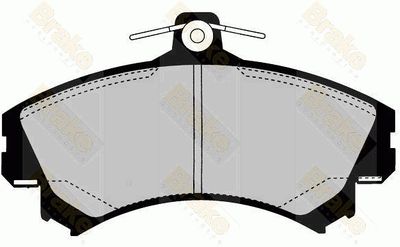 PA1609 Brake ENGINEERING Комплект тормозных колодок, дисковый тормоз