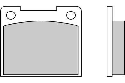 120019 E.T.F. Комплект тормозных колодок, дисковый тормоз