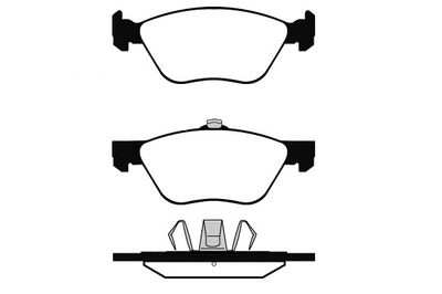 RA06154 RAICAM Комплект тормозных колодок, дисковый тормоз