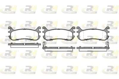 247902 ROADHOUSE Комплект тормозных колодок, дисковый тормоз