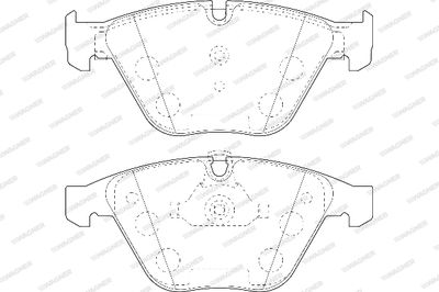 WBP23313A WAGNER Комплект тормозных колодок, дисковый тормоз