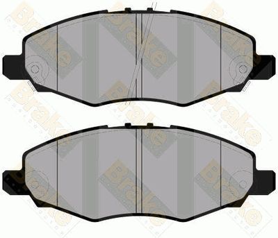 PA1820 Brake ENGINEERING Комплект тормозных колодок, дисковый тормоз