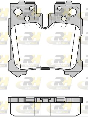 2132120 ROADHOUSE Комплект тормозных колодок, дисковый тормоз