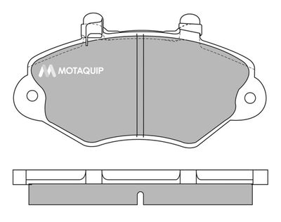 LVXL669 MOTAQUIP Комплект тормозных колодок, дисковый тормоз