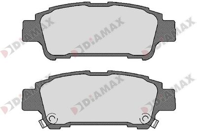 N09751 DIAMAX Комплект тормозных колодок, дисковый тормоз