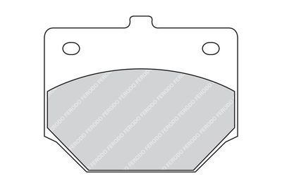 FDB159 FERODO Комплект тормозных колодок, дисковый тормоз