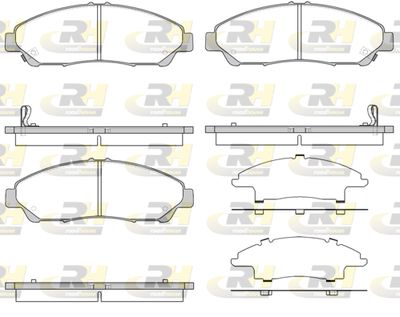 2126902 ROADHOUSE Комплект тормозных колодок, дисковый тормоз