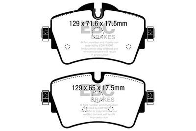 DP22227 EBC Brakes Комплект тормозных колодок, дисковый тормоз