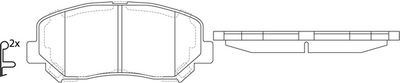 FP1623 FIT Комплект тормозных колодок, дисковый тормоз