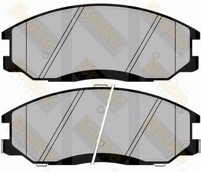 PA1349 Brake ENGINEERING Комплект тормозных колодок, дисковый тормоз