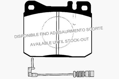 RA01482 RAICAM Комплект тормозных колодок, дисковый тормоз