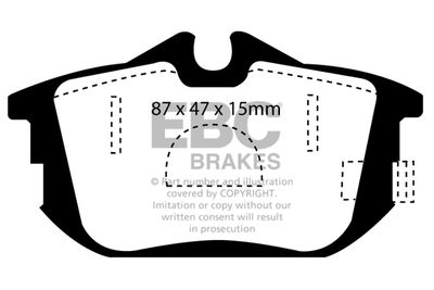 DP31076C EBC Brakes Комплект тормозных колодок, дисковый тормоз