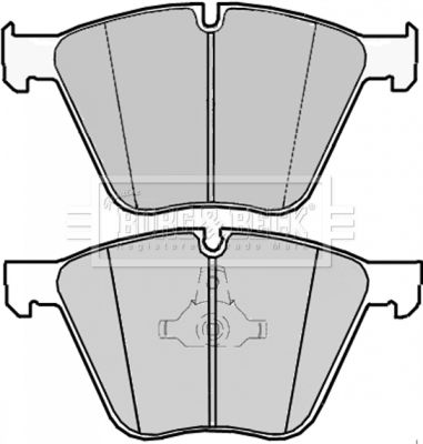 BBP2270 BORG & BECK Комплект тормозных колодок, дисковый тормоз