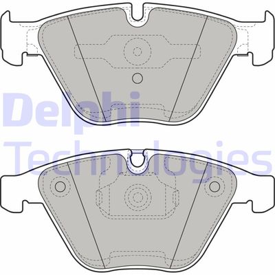 LP1961 DELPHI Комплект тормозных колодок, дисковый тормоз