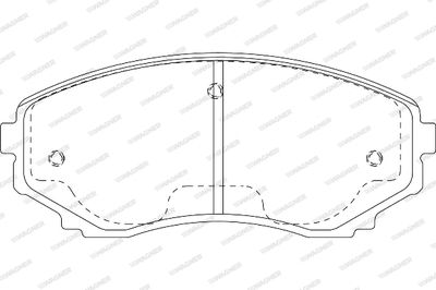 WBP23515A WAGNER Комплект тормозных колодок, дисковый тормоз