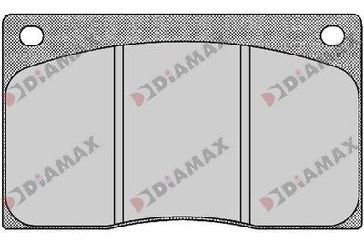 N09798 DIAMAX Комплект тормозных колодок, дисковый тормоз