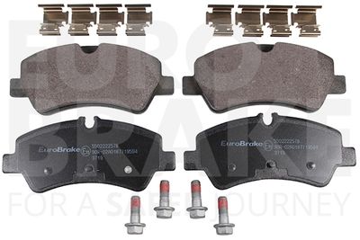 5502222578 EUROBRAKE Комплект тормозных колодок, дисковый тормоз