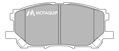 LVXL1366 MOTAQUIP Комплект тормозных колодок, дисковый тормоз