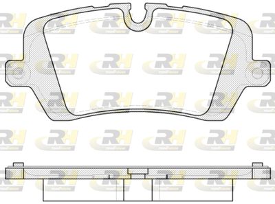 2154100 ROADHOUSE Комплект тормозных колодок, дисковый тормоз