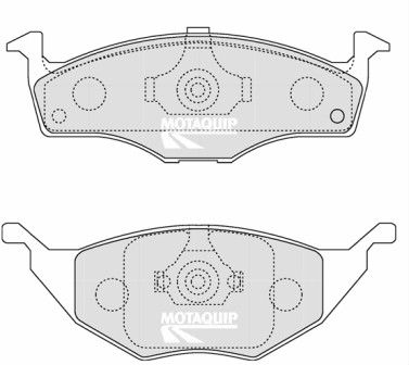 LVXL1253 MOTAQUIP Комплект тормозных колодок, дисковый тормоз