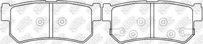PN0440 NiBK Комплект тормозных колодок, дисковый тормоз